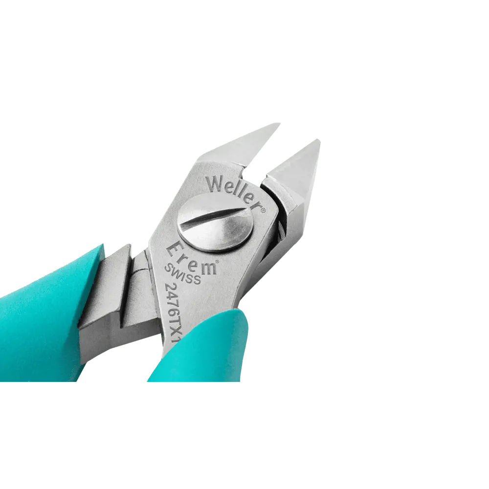 Diagonal cutters, beveled head