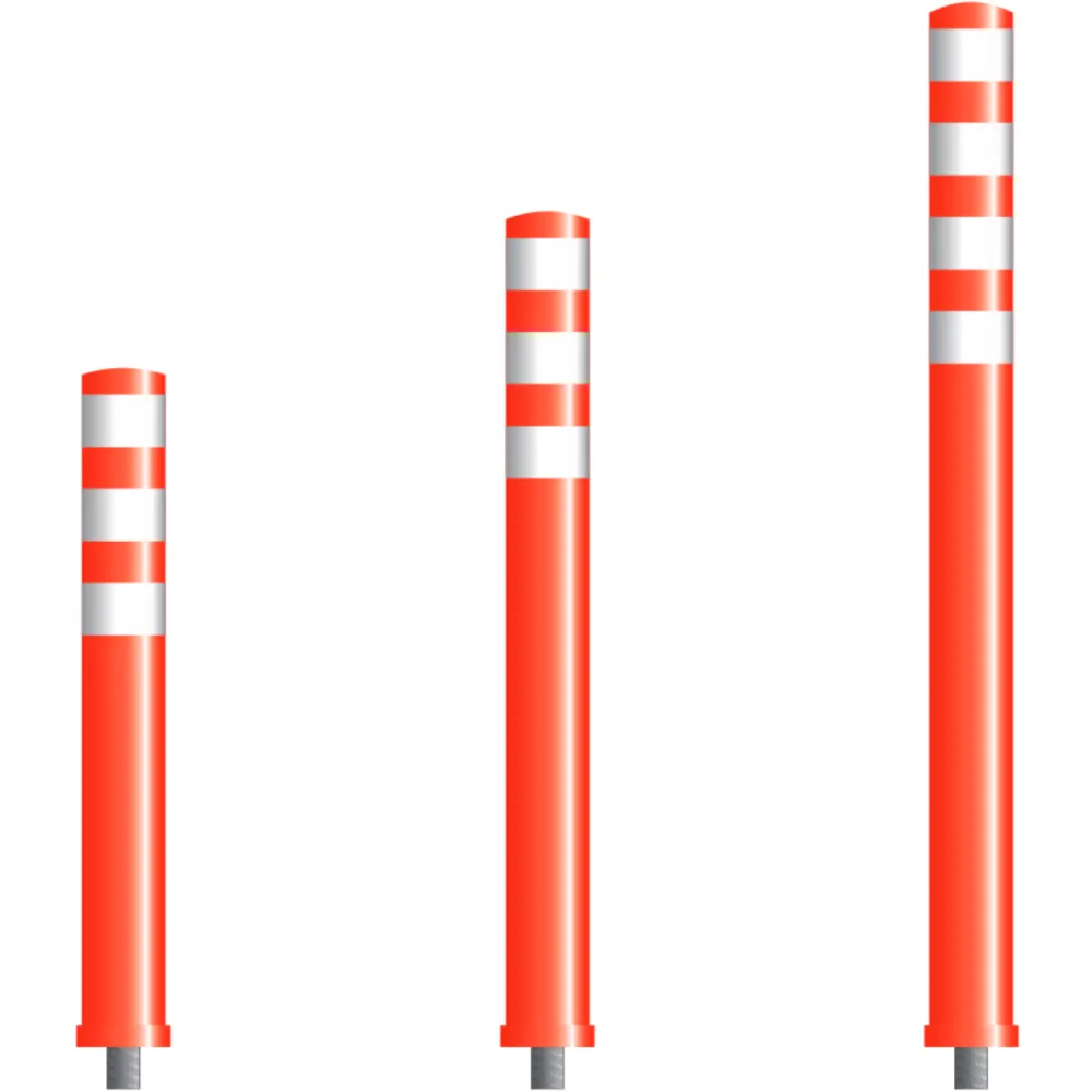 Flexible barrier post 