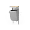 Litter bin Scandik with ashtray