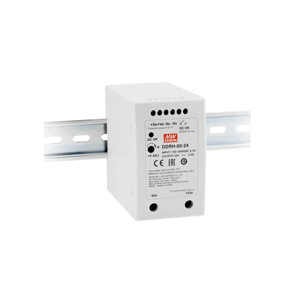 60W DC/DC-Converter, Input 150…1500V, Output 24V/2.5A