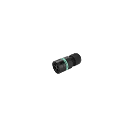 Mini Circular Connector TH387, Plug, 4P, Screw, IP66/IP68