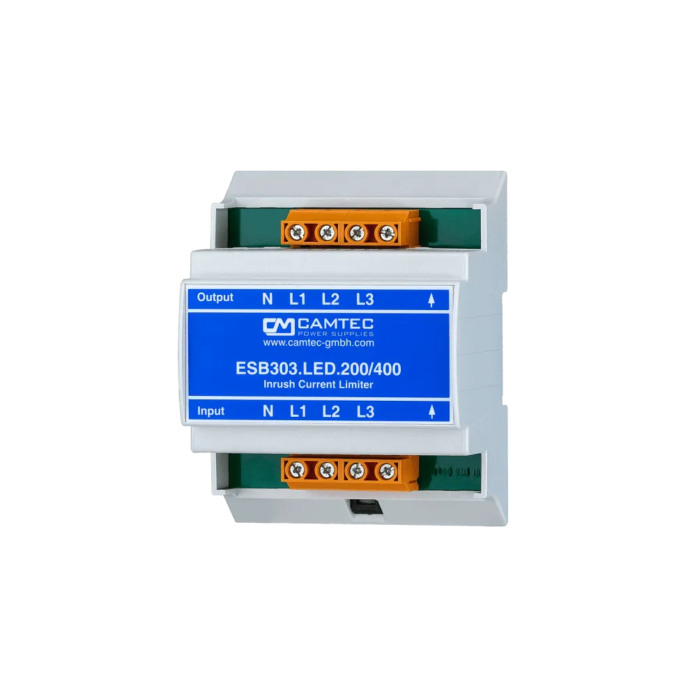 3 Channel Inrush Current Limiter (DIN-Rail), 48A