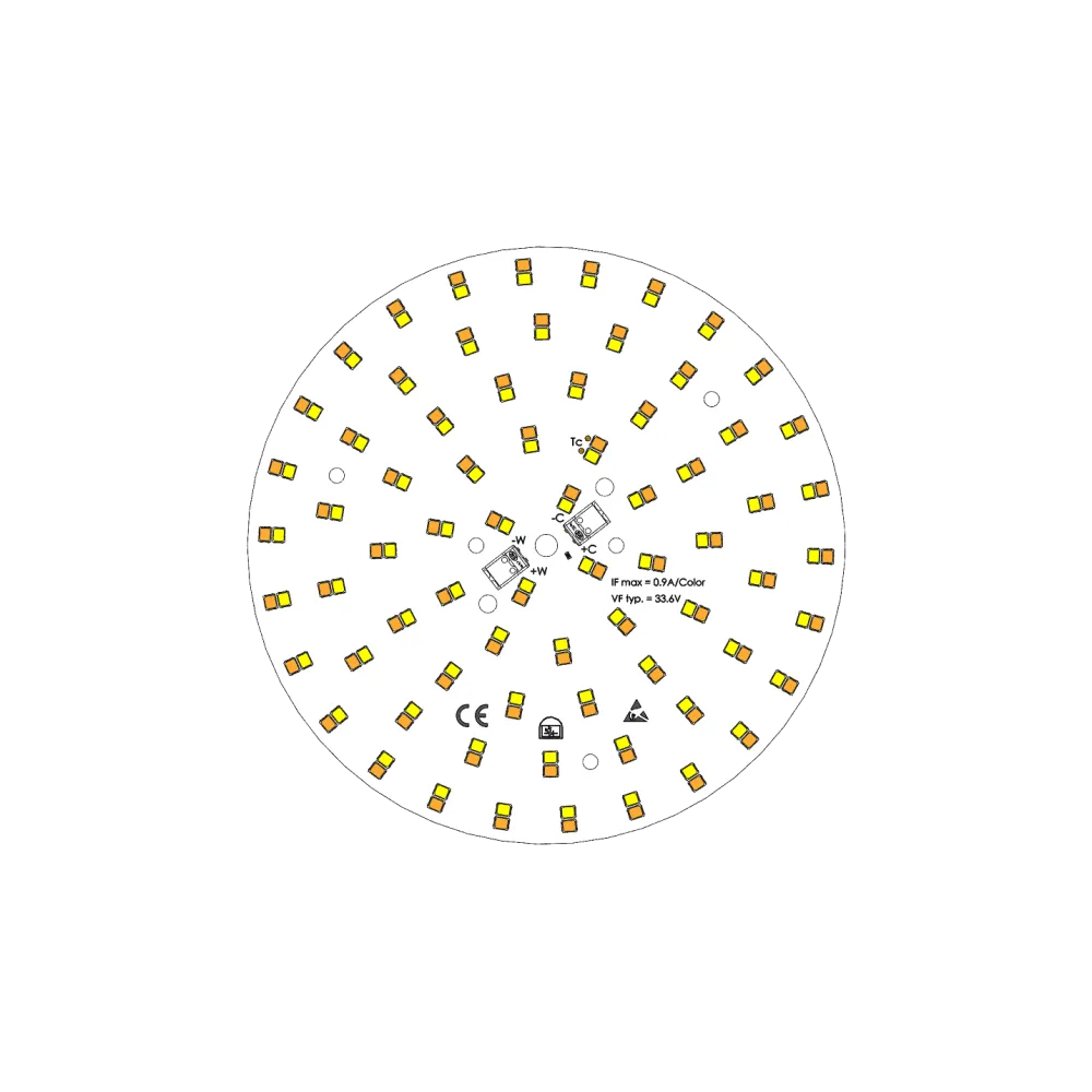 LED Module ø134mm / TW / 3000K & 4000K / CRI >90 / 144LED