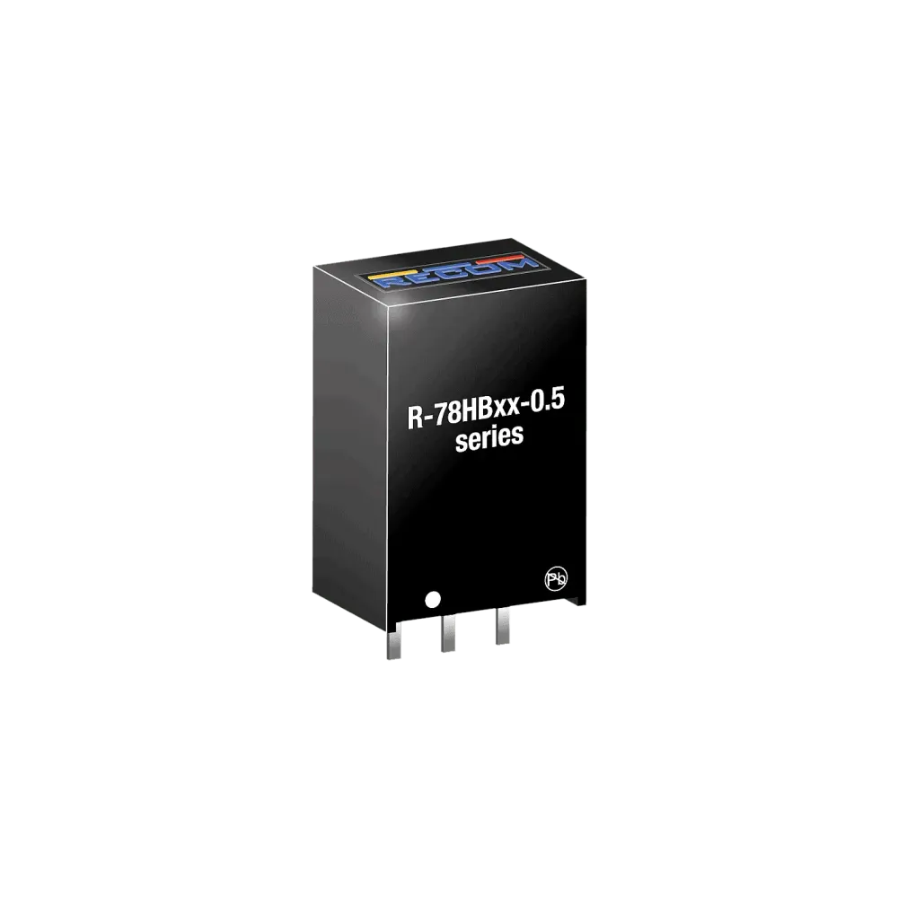 6W DC/DC converter, input 17...72V, output 12V/500mA, SIP3