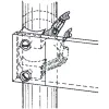 Stainless steel clamp for post diameter