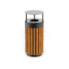 Tubus litter bin with ashtray