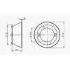 Zhaga reflector flood 63°
