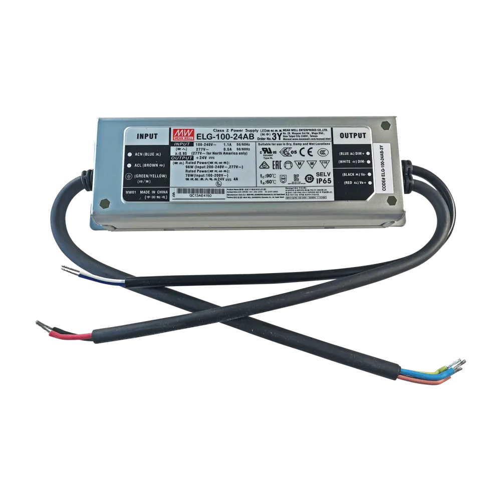96W LED Driver CV+CC 24V/4A, 3in1 Dimming + Vo/Io adjustable