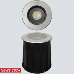 Plain Adjustable - Recessed spotlight Carriageable Adjustable Ø200 - Built-in driver