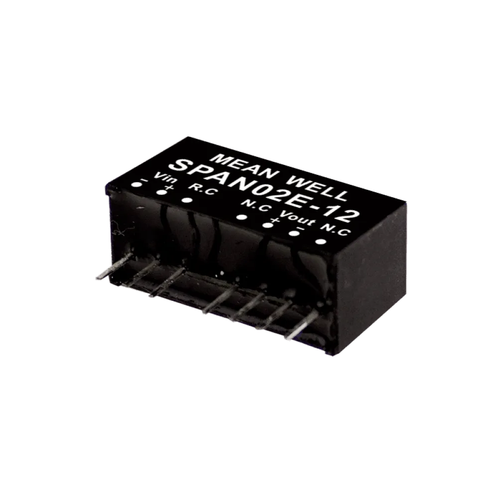 2W DC/DC-Converter, Input 36…75V, Output 12V/0.167A