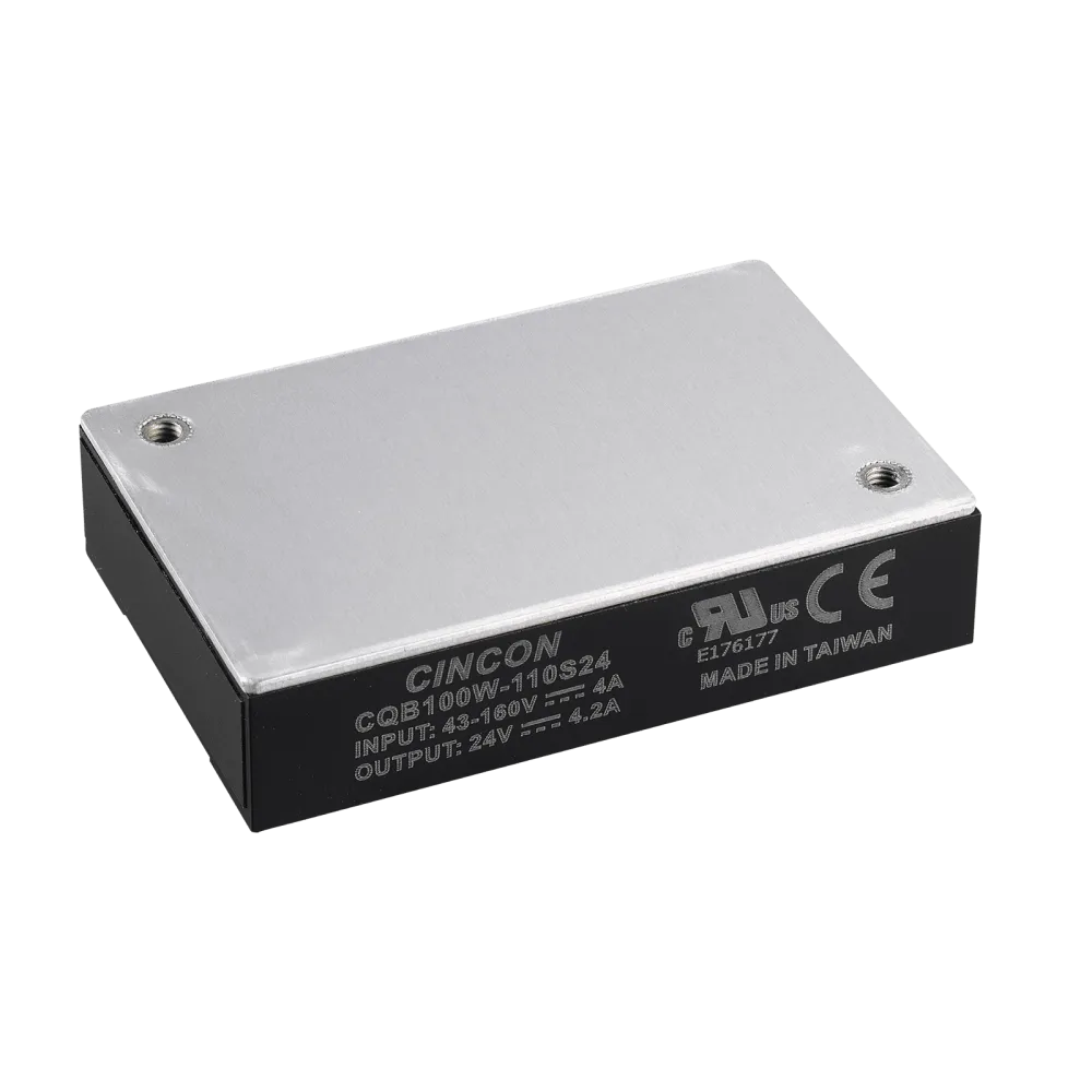 100W DC/DC-Converter, Input 43…160V, Output 5V/20A