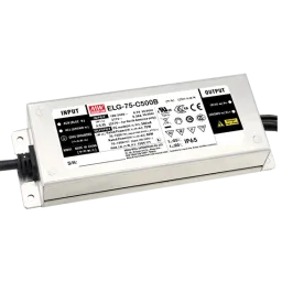 75W Constant Current LED Driver 350mA/107-214V, 3in1 Dimming