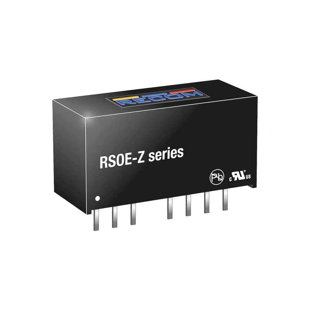 1W DC/DC converter, input 4.5...18V, output 5V/200mA, SIP8