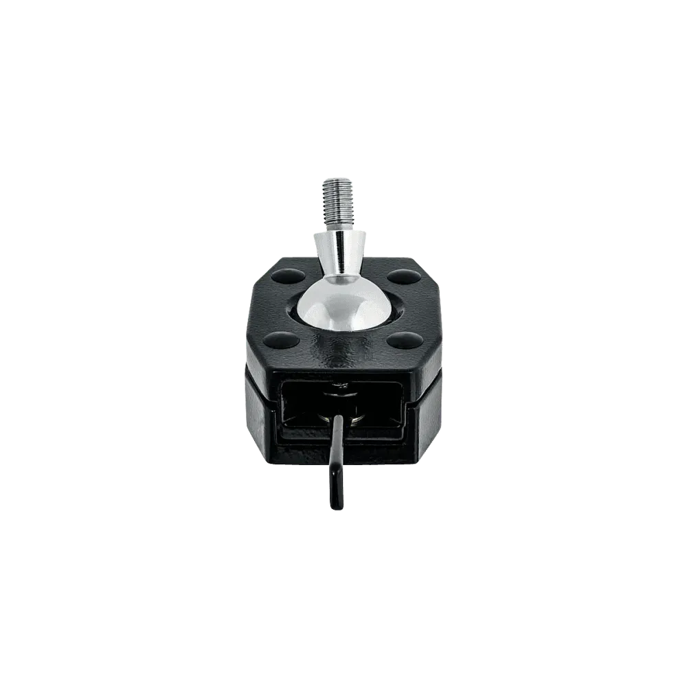 ESD ball joint holder KØ40 M12x20mm screw-on black dissipative