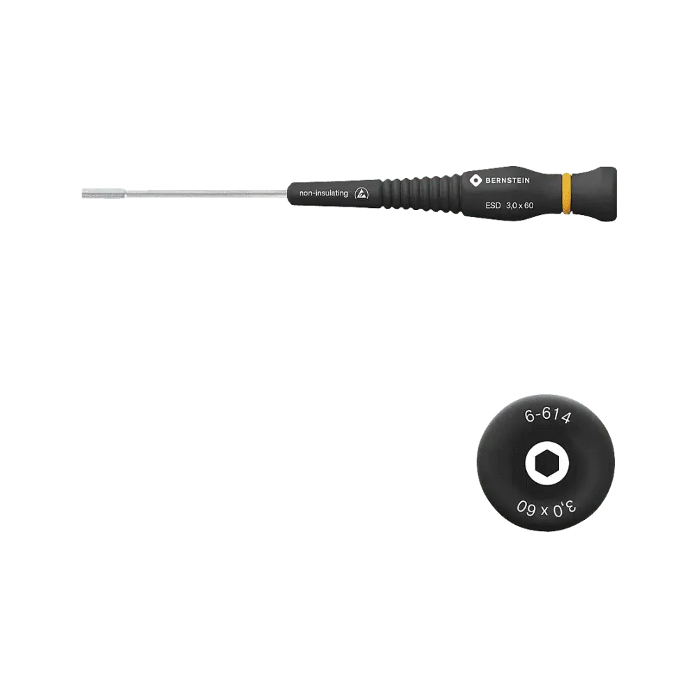 ESD socket wrench hexagon 3.0 mm