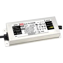 75W Constant Current LED Driver 350mA/107-214V, 3in1 Dimming