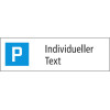 Parking with custom text