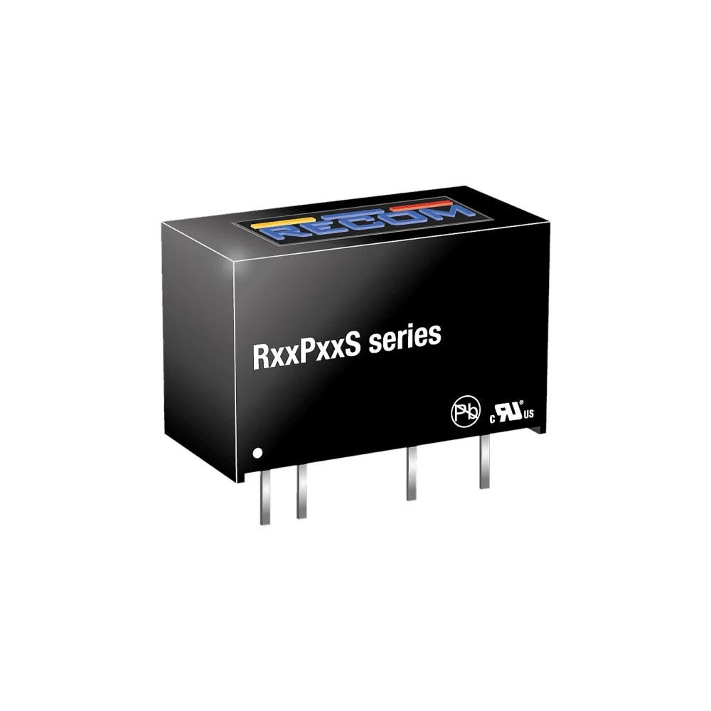 1W DC/DC Converter, Input 5V ±10%, Output 5V/200mA, SIP7
