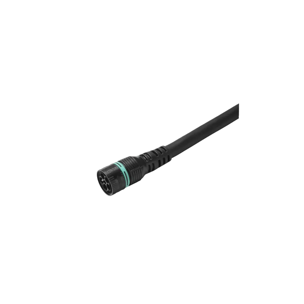 Techno Mini Plug Connector with cable, 5p, Overmolded, L2m, IP68