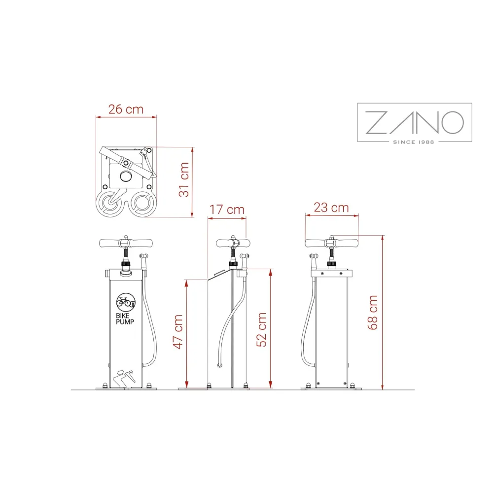 Kangu bike pump