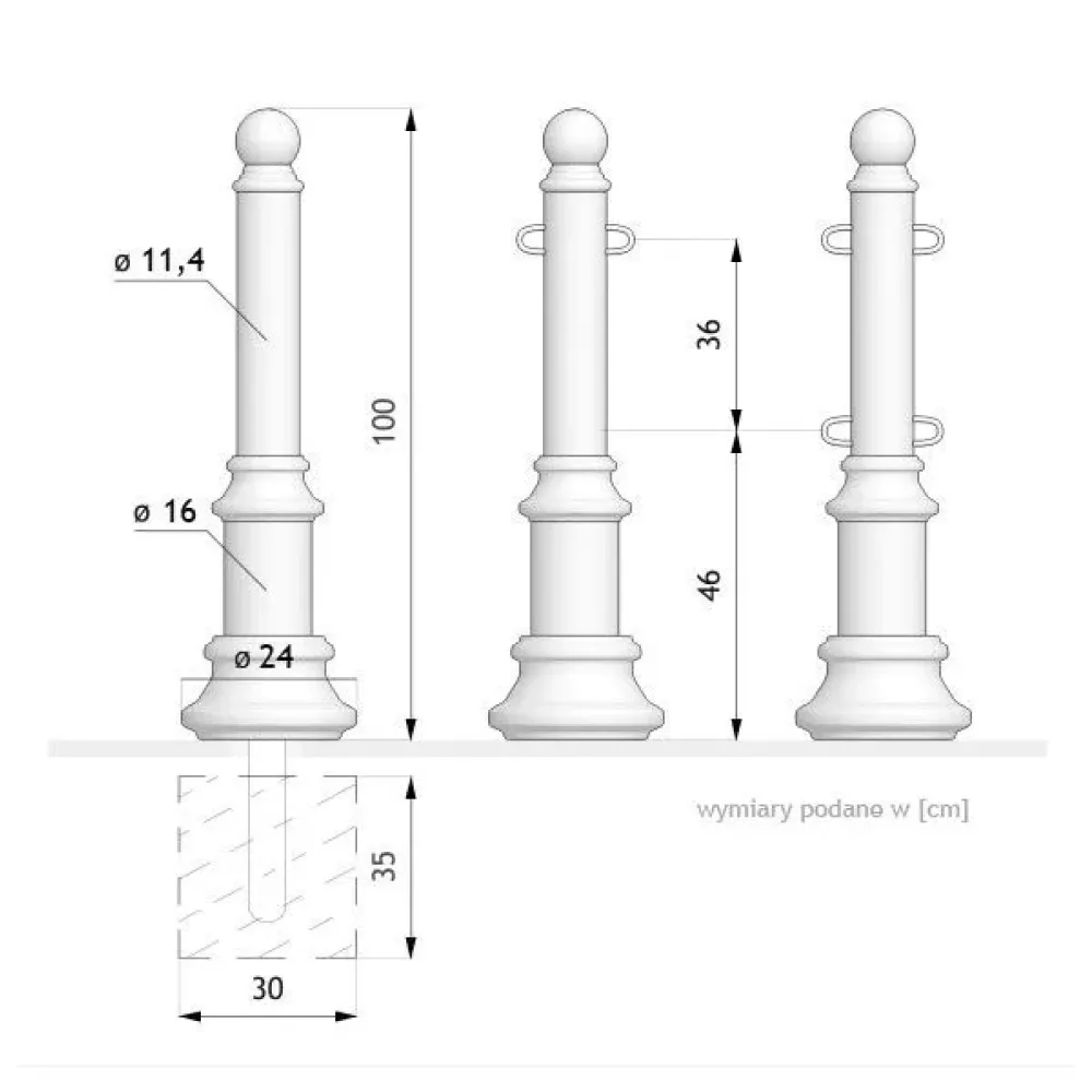 Largo Bollard