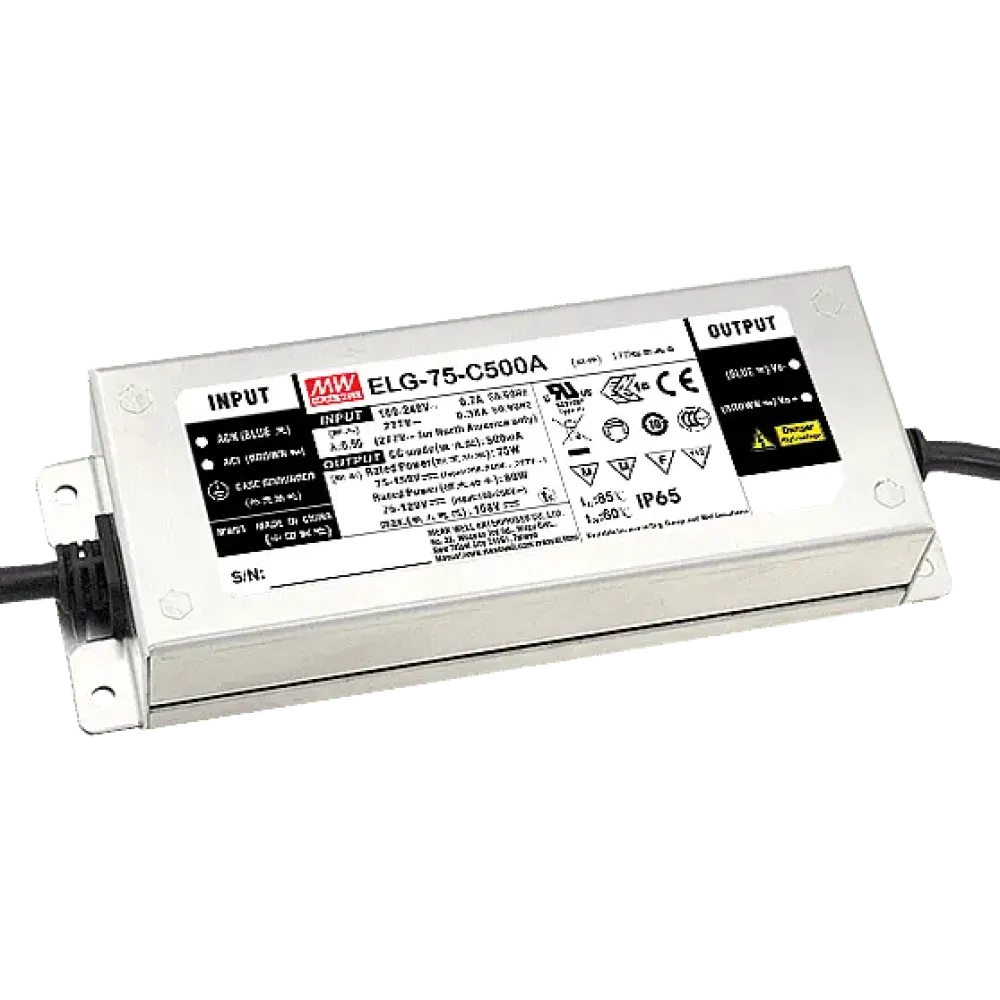 75W LED driver constant current 700mA/53-107V