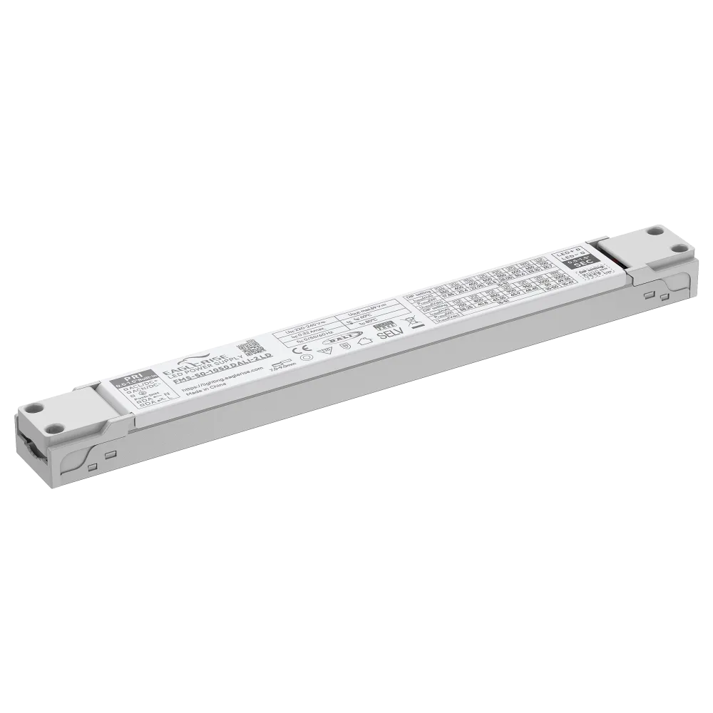 50W LED Driver Constant Current 350 to 1050mA, 15-51Vdc, DALI2, AC Push