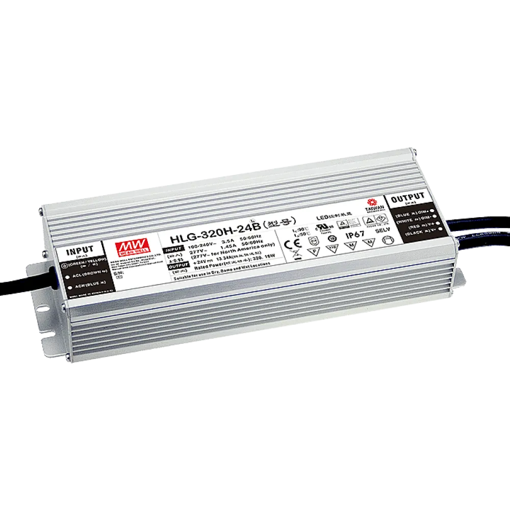 320W LED Driver CV+CC 24V/13.34A, 3in1 Dimming