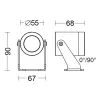 Bloom Floodlight 5050W/WRCCNB-Floodlights - Adjustable Floodlight - Remote driver max 500mA