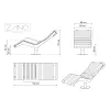 Swivel lounger Flash