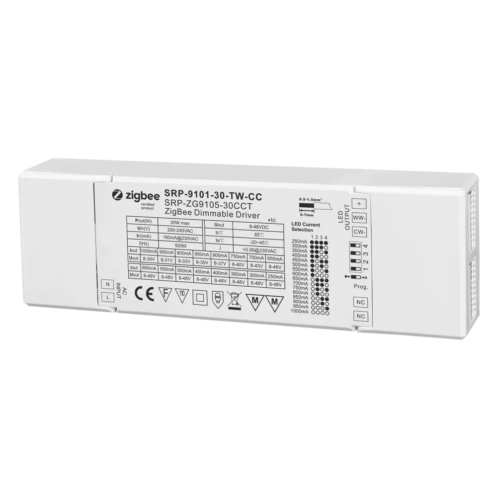 30W 2-Channel, CC, ZIGBEE 3.0 Driver