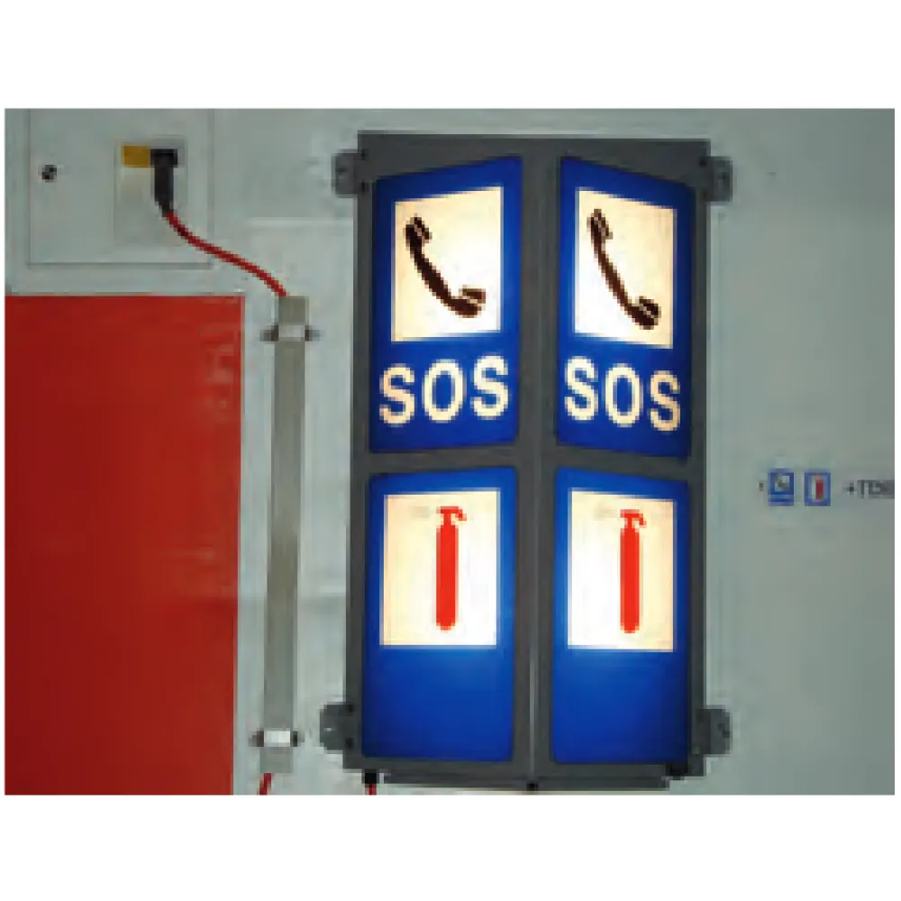 Illuminated tunnel signals
