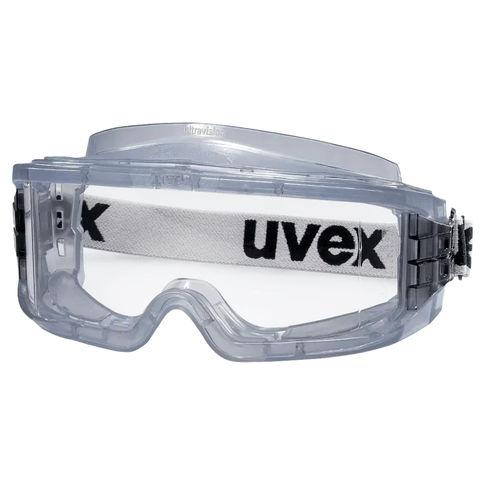 uvex ultravision full-vision goggles anti-fog, scratch-resistant