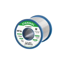 Solder wire HF34, Sn60Pb40, OR M0, 1mm, 1000g