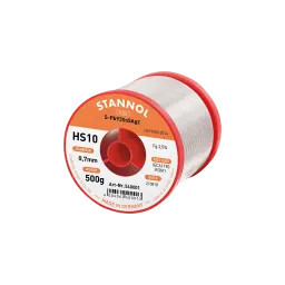 Solder wire HS10, Pb93Sn5Ag2, RO M1, 0.7mm, 500g