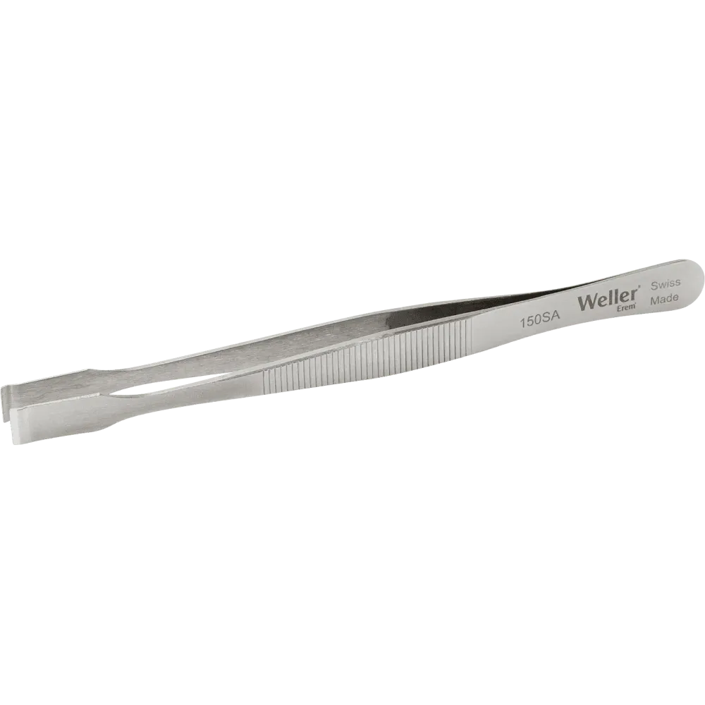 SMD tweezers with round tips Ø 1, 5-3 mm