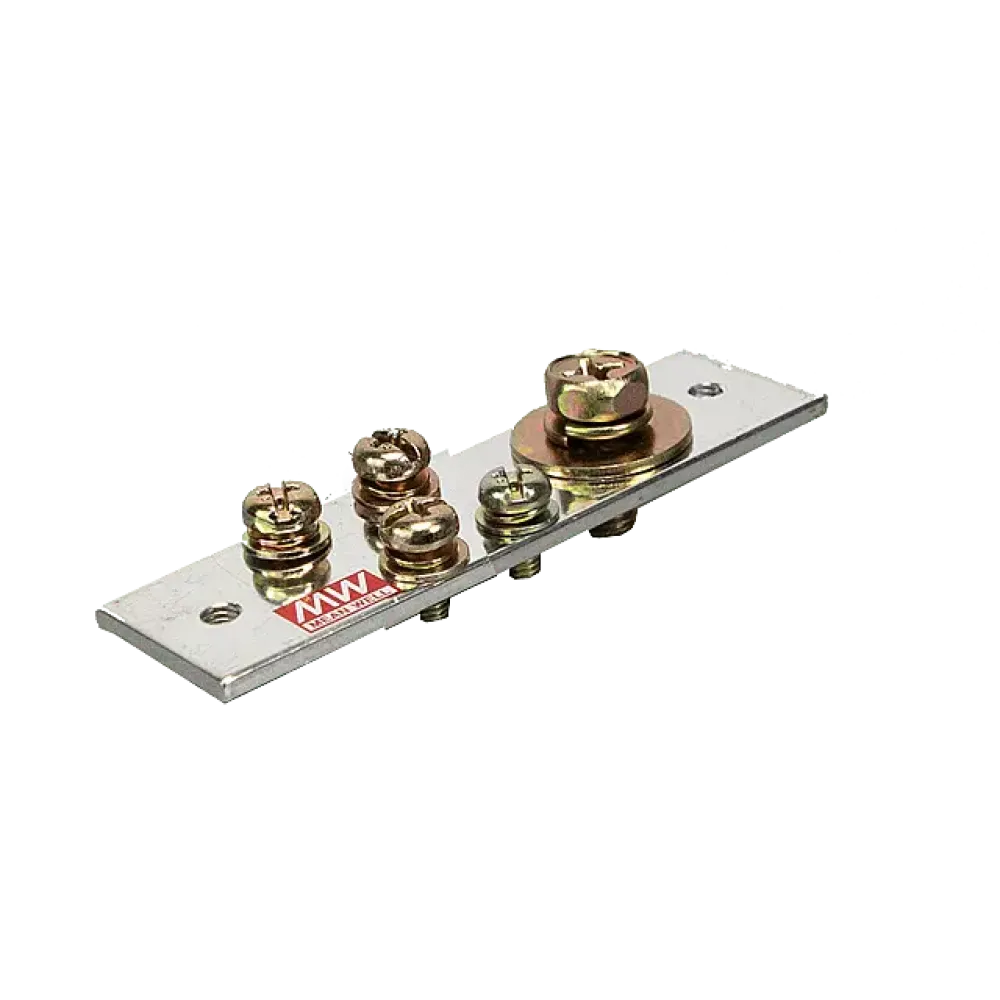 Earthing busbar, 250A, number of poles: 5