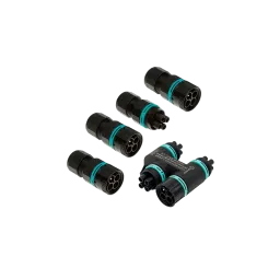 Set: H-cable distributor TH624, 4-gang, 4P, screw connection, D7.0-12, IP68
