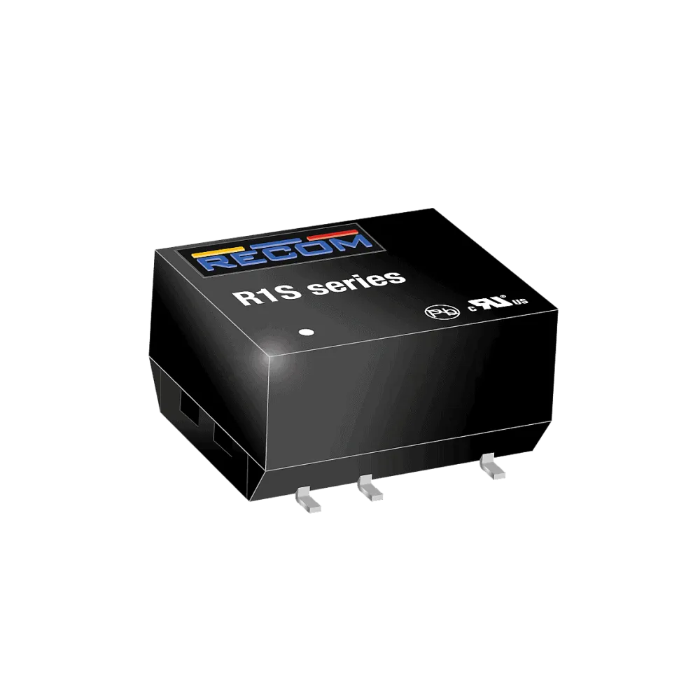 1W DC/DC Converter, Input 24V +/-10%, Output 5V/200mA, SMD