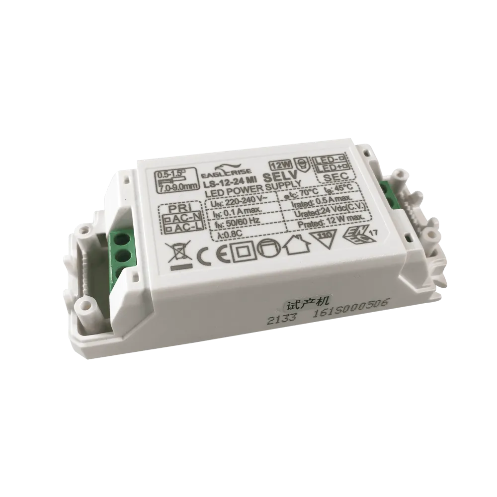12W LED Driver Constant Voltage 24V/0.5A