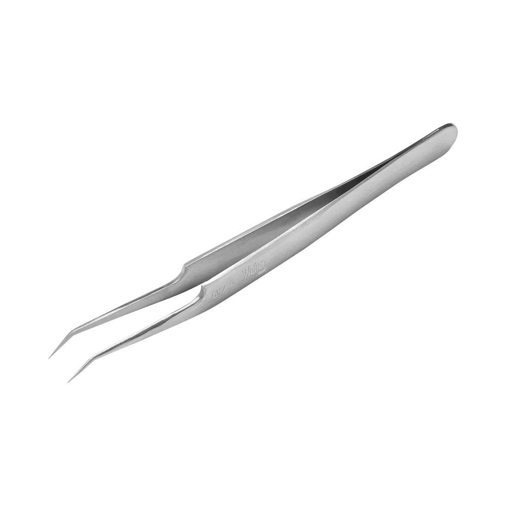 Precision tweezers, curved 30°, relieved