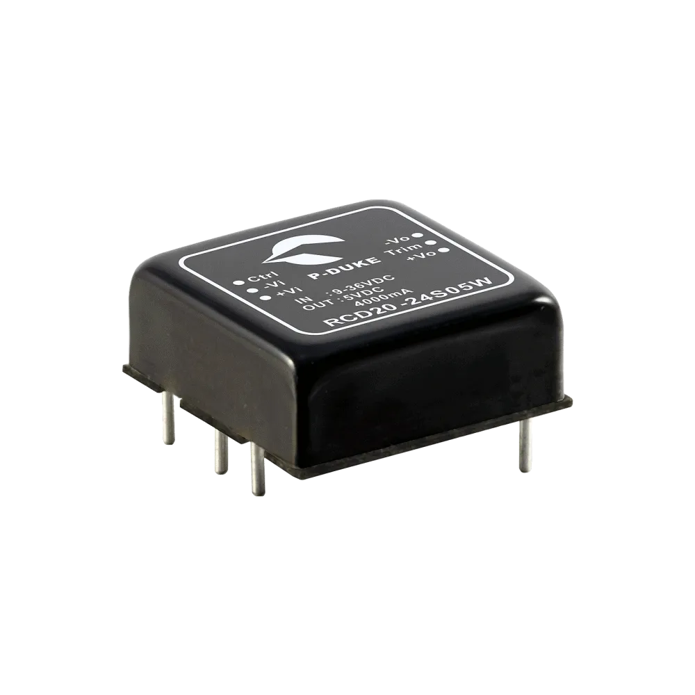 20W DC/DC-Converter, Input 36…160V, Output 5V/4A