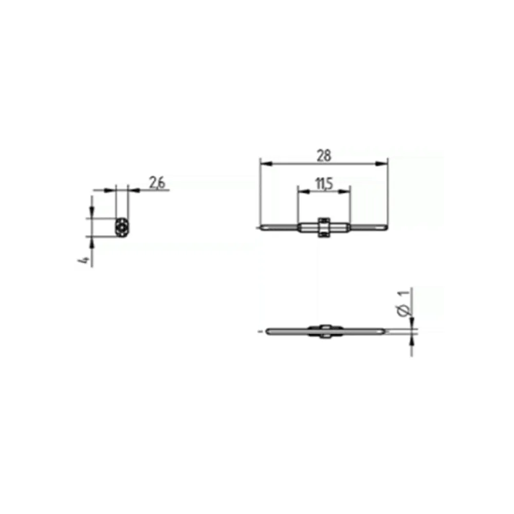 BJB SMD Mini-B2B-Connector 1-pole