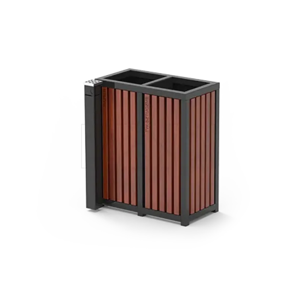 Altus recyckling bin with ashtray