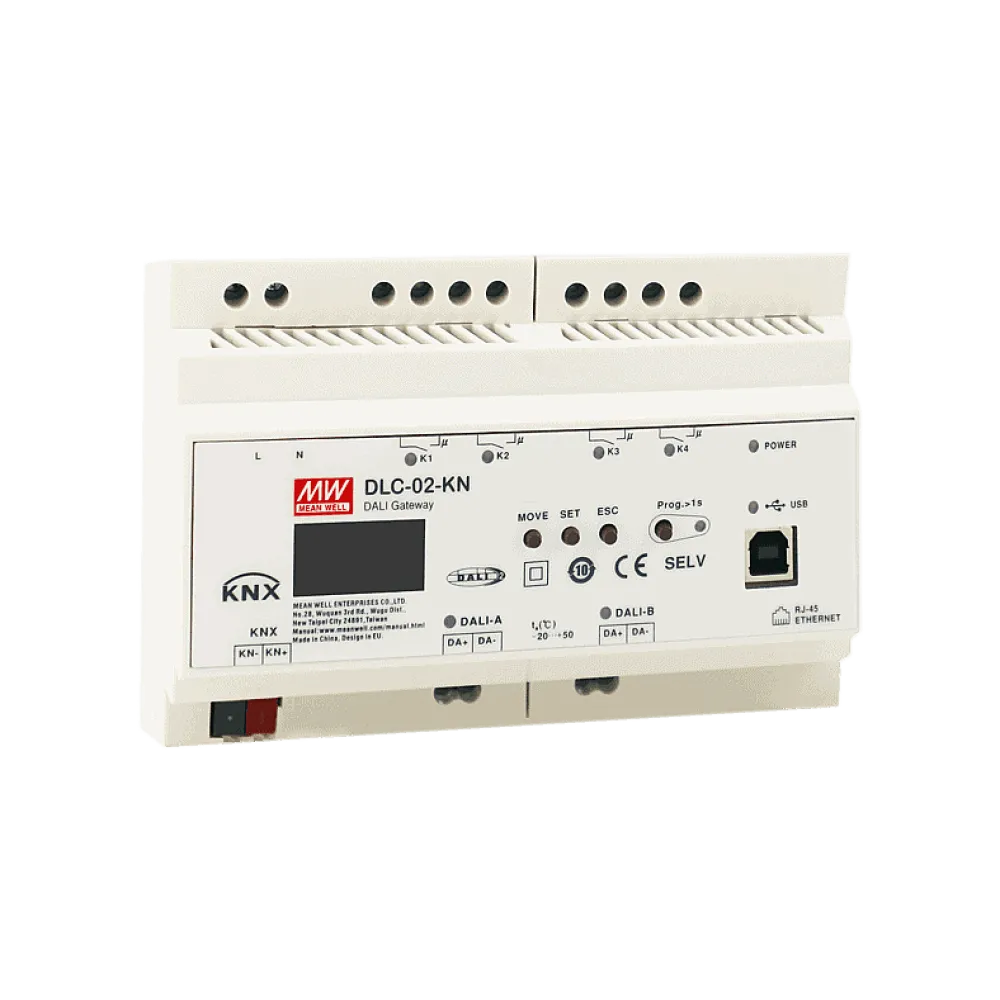 KNX/DALI Gateway 2×64 / 4xRelay
