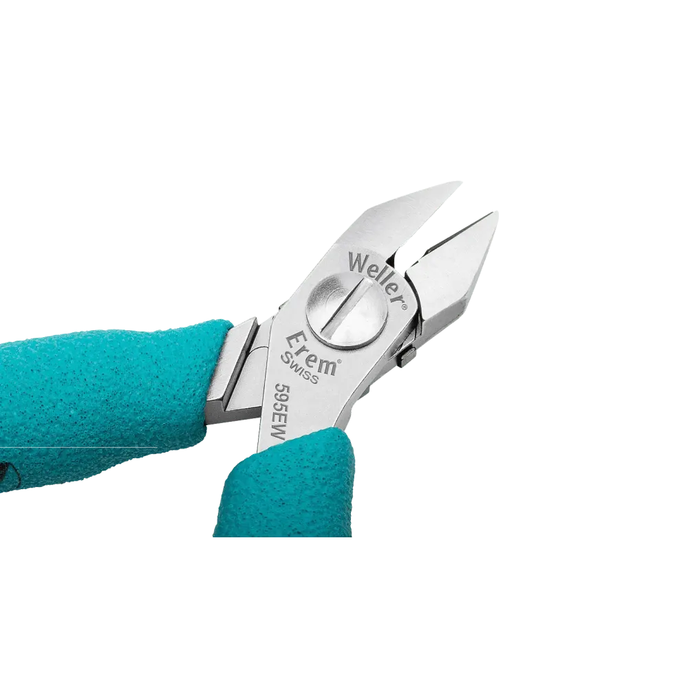 Diagonal cutters, beveled head