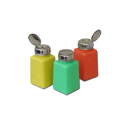 Dispenser bottle made of durAstatic e9 180ml, green
