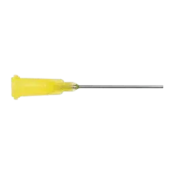 Dosing needle, stainless steel needle with plastic body, gauge: 20 (50 pieces)