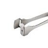Wafer tweezers with freely movable upper blade made of Teflon