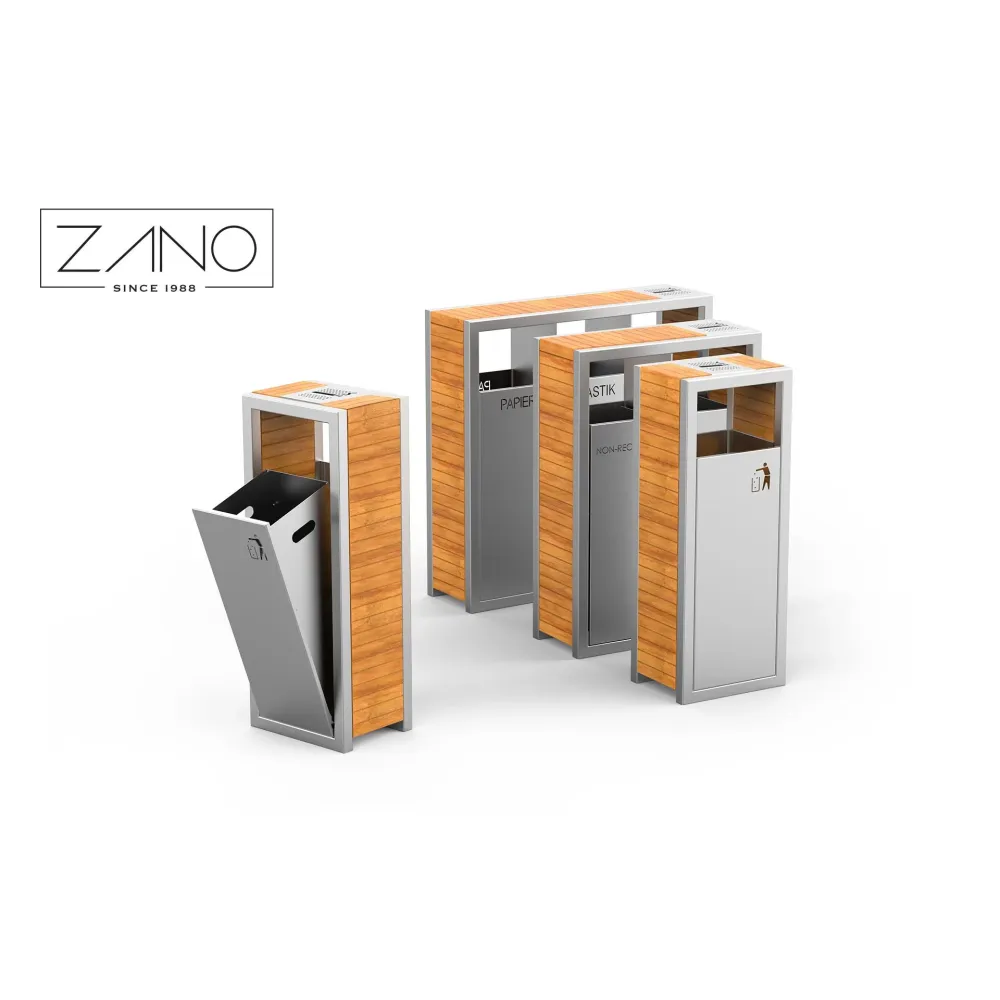 Pavo Litter Bin with ashtray